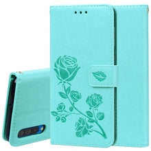 Load image into Gallery viewer, Rose Embossed Horizontal Flip PU Leather Case for Galaxy A50, with Holder &amp; Card Slots &amp; Wallet, For Samsung Galaxy A50