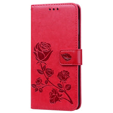 Load image into Gallery viewer, Rose Embossed Horizontal Flip PU Leather Case for Galaxy A50, with Holder &amp; Card Slots &amp; Wallet, For Samsung Galaxy A50