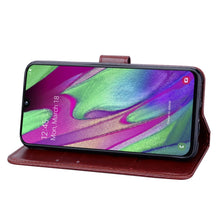 Load image into Gallery viewer, Rose Embossed Horizontal Flip PU Leather Case for Galaxy A40, with Holder &amp; Card Slots &amp; Wallet