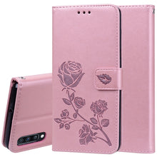 Load image into Gallery viewer, Rose Embossed Horizontal Flip PU Leather Case for Galaxy A70, with Holder &amp; Card Slots &amp; Wallet, For Samsung Galaxy A70