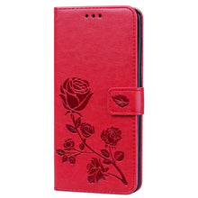 Load image into Gallery viewer, Rose Embossed Horizontal Flip PU Leather Case for Galaxy A70, with Holder &amp; Card Slots &amp; Wallet, For Samsung Galaxy A70