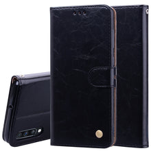Load image into Gallery viewer, Business Style Oil Wax Texture Horizontal Flip Leather Case for Galaxy A70, with Holder &amp; Card Slots &amp; Wallet