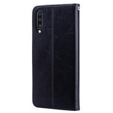 Load image into Gallery viewer, Business Style Oil Wax Texture Horizontal Flip Leather Case for Galaxy A70, with Holder &amp; Card Slots &amp; Wallet