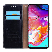 Load image into Gallery viewer, Business Style Oil Wax Texture Horizontal Flip Leather Case for Galaxy A70, with Holder &amp; Card Slots &amp; Wallet