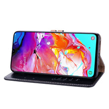 Load image into Gallery viewer, Business Style Oil Wax Texture Horizontal Flip Leather Case for Galaxy A70, with Holder &amp; Card Slots &amp; Wallet