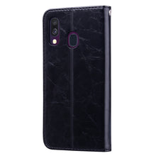 Load image into Gallery viewer, Business Style Oil Wax Texture Horizontal Flip Leather Case for Galaxy A40, with Holder &amp; Card Slots &amp; Wallet