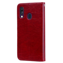 Load image into Gallery viewer, Business Style Oil Wax Texture Horizontal Flip Leather Case for Galaxy A40, with Holder &amp; Card Slots &amp; Wallet, For Galaxy A40