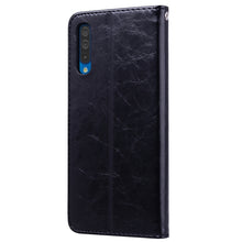 Load image into Gallery viewer, Business Style Oil Wax Texture Horizontal Flip Leather Case for Galaxy A50, with Holder &amp; Card Slots &amp; Wallet