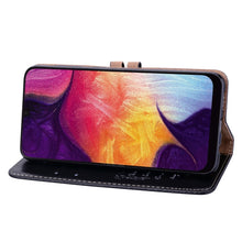 Load image into Gallery viewer, Business Style Oil Wax Texture Horizontal Flip Leather Case for Galaxy A50, with Holder &amp; Card Slots &amp; Wallet