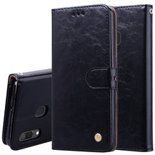 Load image into Gallery viewer, Business Style Oil Wax Texture Horizontal Flip Leather Case for Galaxy A30, with Holder &amp; Card Slots &amp; Wallet