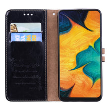 Load image into Gallery viewer, Business Style Oil Wax Texture Horizontal Flip Leather Case for Galaxy A30, with Holder &amp; Card Slots &amp; Wallet