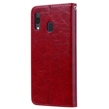 Load image into Gallery viewer, Business Style Oil Wax Texture Horizontal Flip Leather Case for Galaxy A30, with Holder &amp; Card Slots &amp; Wallet, For Galaxy A30