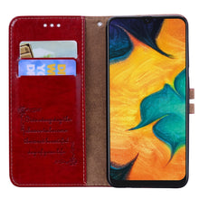 Load image into Gallery viewer, Business Style Oil Wax Texture Horizontal Flip Leather Case for Galaxy A30, with Holder &amp; Card Slots &amp; Wallet, For Galaxy A30
