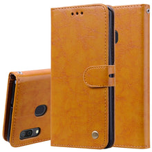 Load image into Gallery viewer, Business Style Oil Wax Texture Horizontal Flip Leather Case for Galaxy A30, with Holder &amp; Card Slots &amp; Wallet, For Galaxy A30