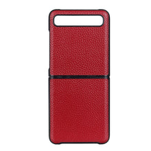 Load image into Gallery viewer, For Galaxy Z Flip Litchi Texture Leather Folding Protective Case