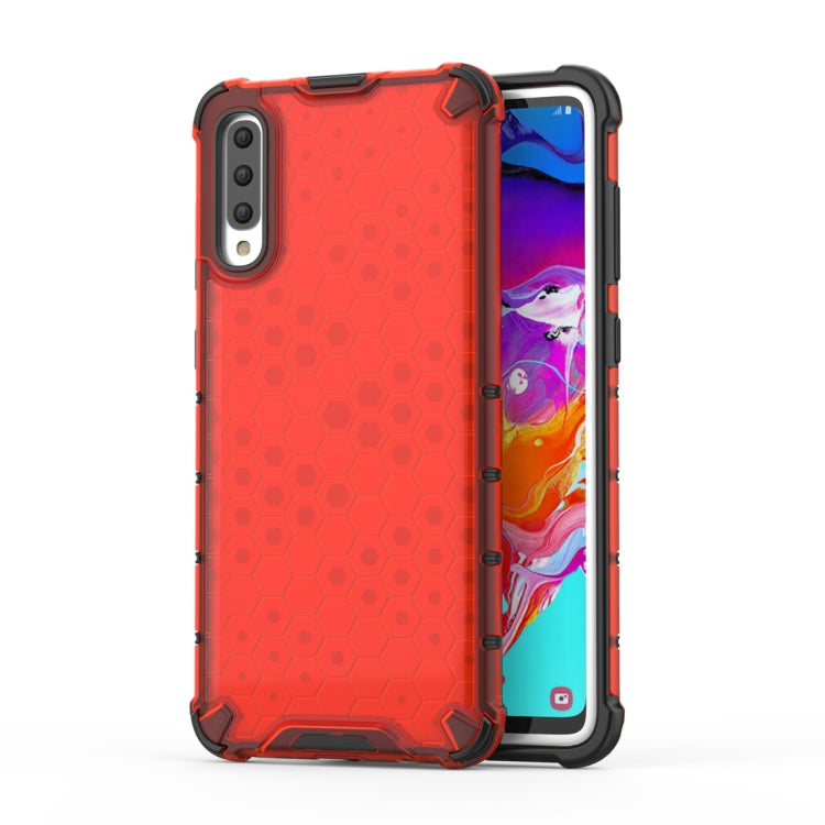 Shockproof Honeycomb PC + TPU Case for Galaxy A70