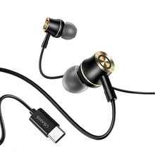 Load image into Gallery viewer, USAMS US-SJ482 EP-43 Wired In Ear USB-C / Type-C Interface Metal Digital HiFi Noise Reduction Earphones with Mic &amp; Digital Chip, Length: 1.2m