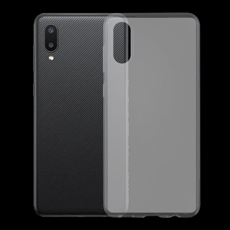 For Samsung Galaxy A02 0.75mm Ultra-thin Transparent TPU Soft Protective Case