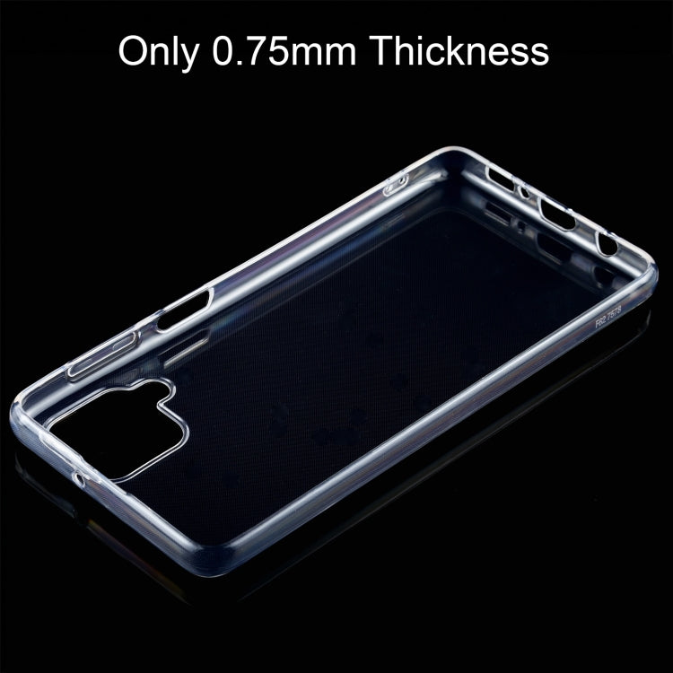For Samsung Galaxy F62 0.75mm Ultra-thin Transparent TPU Soft Protective Case