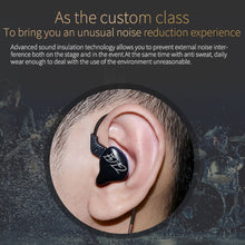 Load image into Gallery viewer, KZ ED12 3.5mm Jack Hanging Ear Sports Design In-Ear Style Wire Control Earphone, Cable Length: 1.2m