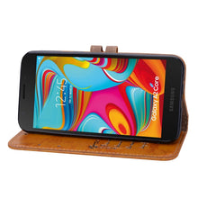 Load image into Gallery viewer, Business Style Oil Wax Texture Horizontal Flip Leather Case for Galaxy A2 Core, with Holder &amp; Card Slots &amp; Wallet