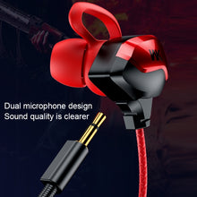Load image into Gallery viewer, WK ET-Y30 ET Series 3.5mm Elbow In-ear Wired Wire-control Gaming Earphone with Microphone