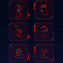 Load image into Gallery viewer, WK ET-Y30 ET Series 3.5mm Elbow In-ear Wired Wire-control Gaming Earphone with Microphone