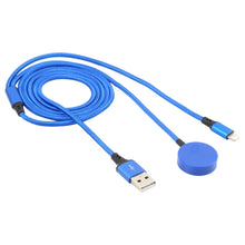 Load image into Gallery viewer, For iPhone / Apple Watch 2 In 1 8 Pin + Magnetic Charging Base Multi-function Charging Cable, Length: 1m, 2 In 1