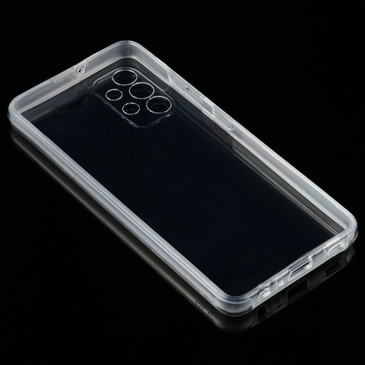For Samsung Galaxy A32 4G PC+TPU Ultra-Thin Double-Sided All-Inclusive Transparent Mobile Phone Case
