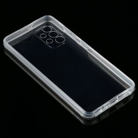 For Samsung Galaxy A32 4G PC+TPU Ultra-Thin Double-Sided All-Inclusive Transparent Mobile Phone Case