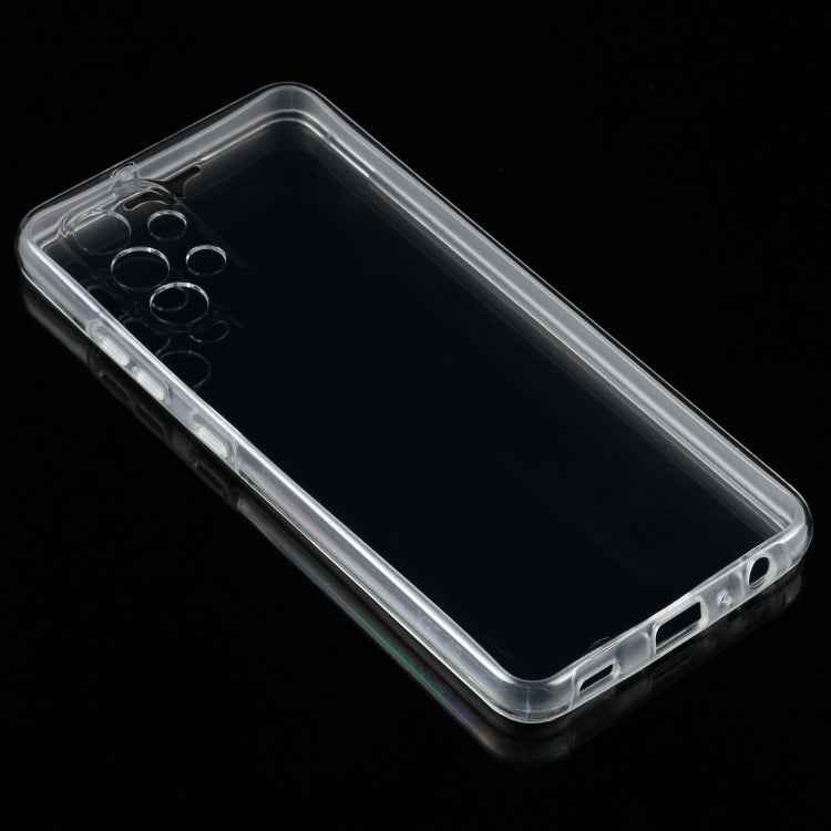For Samsung Galaxy A32 4G PC+TPU Ultra-Thin Double-Sided All-Inclusive Transparent Mobile Phone Case