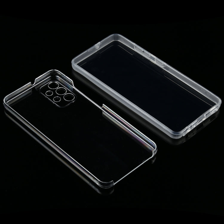 For Samsung Galaxy A32 4G PC+TPU Ultra-Thin Double-Sided All-Inclusive Transparent Mobile Phone Case