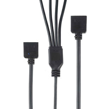 Load image into Gallery viewer, 3 Pin 5V 1 to 4 Motherboard AURA RGB PC Cooling Extension Cable for Asus
