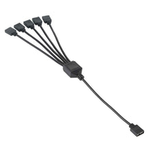 Load image into Gallery viewer, 3 Pin 5V 1 to 5 Motherboard AURA RGB PC Cooling Extension Cable for Asus