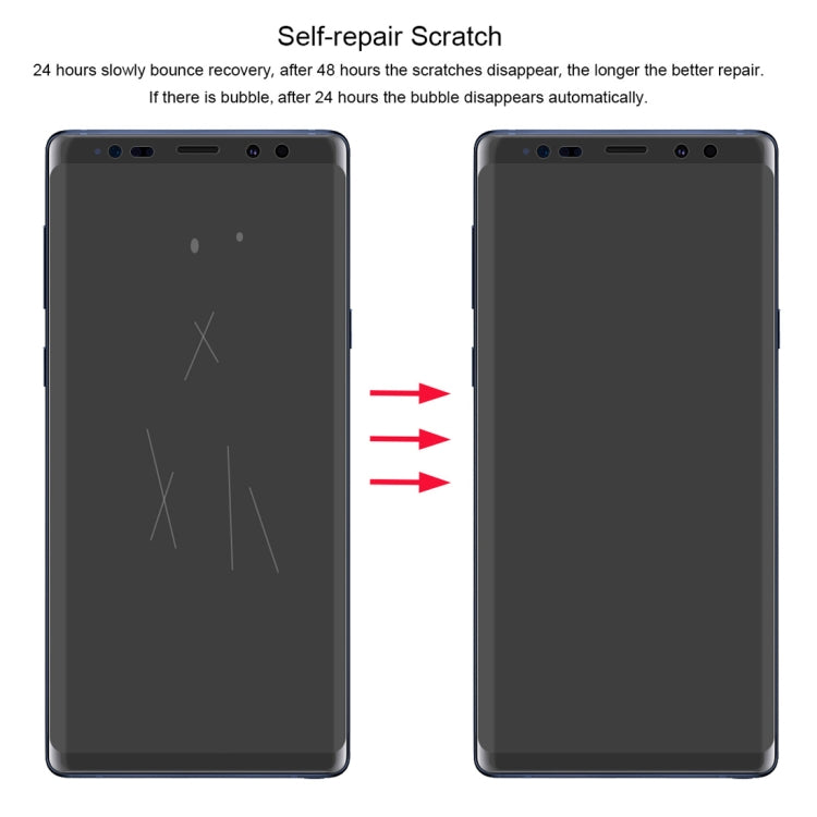 ENKAY Hat-Prince 0.1mm 3D Full Screen Protector Explosion-proof Hydrogel Film for Galaxy Note 9, TPU+TPE+PET Material