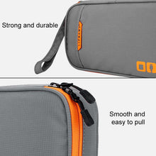 Load image into Gallery viewer, Multi-functional Headphone Charger Data Cable Storage Bag Portable Power Pack, Size:M, 25 x 18 x 5cm, 25 x 18 x 5cm (Black), 25 x 18 x 5cm (Grey)