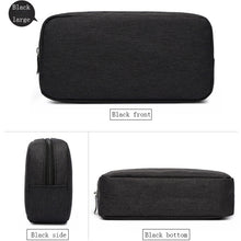 Load image into Gallery viewer, Multi-functional Headphone Charger Data Cable Storage Bag Power Pack, Size: L, 23 x 11.5 x 5.5cm