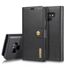 Load image into Gallery viewer, DG.MING Crazy Horse Texture Flip Detachable Magnetic Leather Case for Galaxy Note 9, with Holder &amp; Card Slots &amp; Wallet