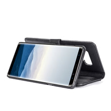 Load image into Gallery viewer, DG.MING Crazy Horse Texture Flip Detachable Magnetic Leather Case for Galaxy Note 9, with Holder &amp; Card Slots &amp; Wallet, Galaxy Note 9
