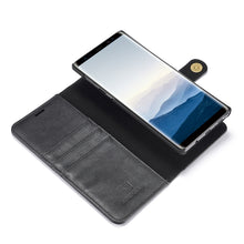 Load image into Gallery viewer, DG.MING Crazy Horse Texture Flip Detachable Magnetic Leather Case for Galaxy Note 9, with Holder &amp; Card Slots &amp; Wallet, Galaxy Note 9