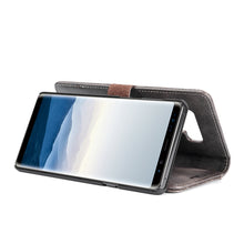 Load image into Gallery viewer, DG.MING Crazy Horse Texture Flip Detachable Magnetic Leather Case for Galaxy Note 9, with Holder &amp; Card Slots &amp; Wallet