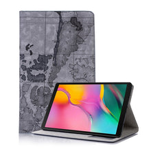 Load image into Gallery viewer, Map Texture Horizontal Flip Leather Case for Galaxy Tab A 10.1 (2019) T510 / T515,  with Holder &amp; Card Slots &amp; Wallet, Random Texture Delivery