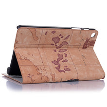 Load image into Gallery viewer, Map Texture Horizontal Flip Leather Case for Galaxy Tab A 8 (2019) P200 / P205,  with Holder &amp; Card Slots &amp; Wallet, Random Texture Delivery