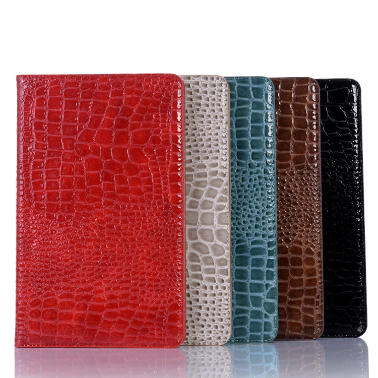 Crocodile Texture Horizontal Flip Leather Case for Galaxy Tab A 10.1 (2019) T510 / T515,  with Holder & Card Slots & Wallet
