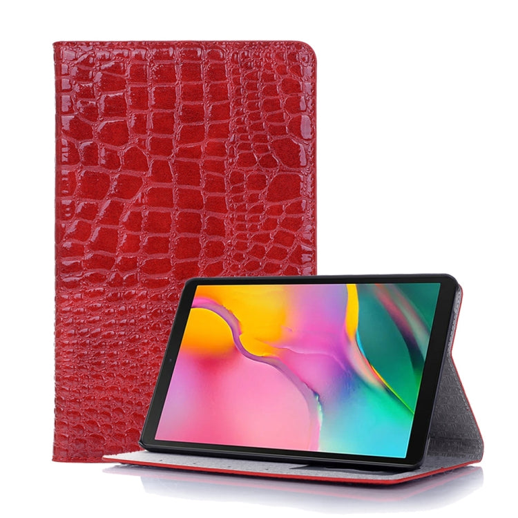 Crocodile Texture Horizontal Flip Leather Case for Galaxy Tab A 8 (2019) P200 / P205,  with Holder & Card Slots & Wallet