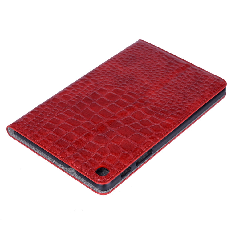 Crocodile Texture Horizontal Flip Leather Case for Galaxy Tab A 8 (2019) P200 / P205,  with Holder & Card Slots & Wallet