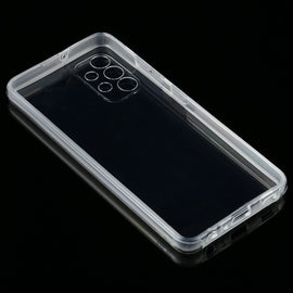 For Samsung Galaxy A32 5G PC+TPU Ultra-Thin Double-Sided All-Inclusive Transparent Mobile Phone Case
