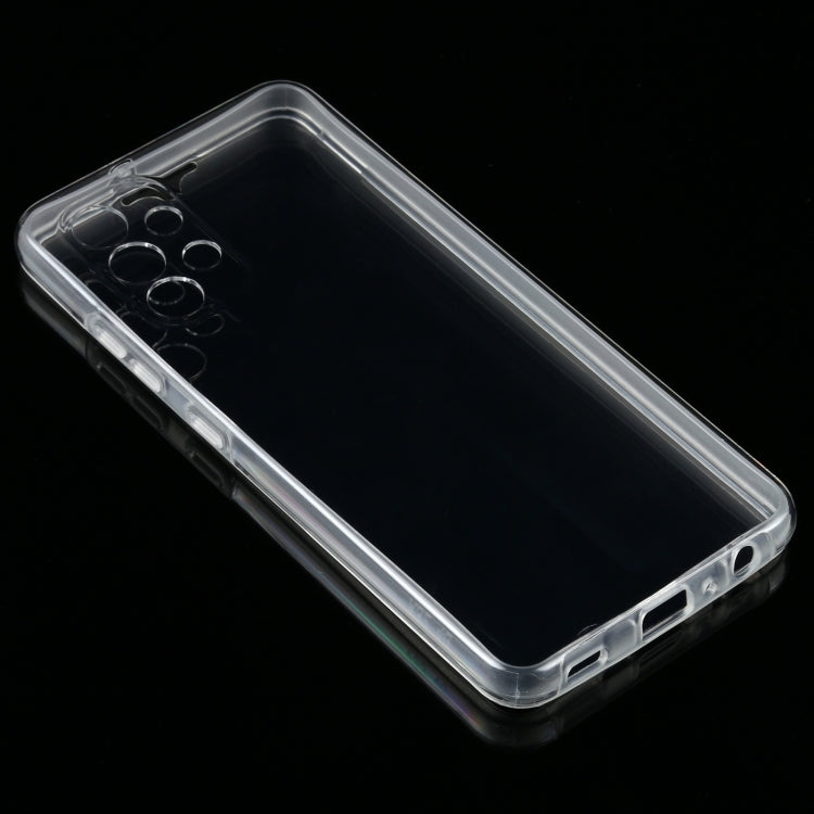 For Samsung Galaxy A32 5G PC+TPU Ultra-Thin Double-Sided All-Inclusive Transparent Mobile Phone Case
