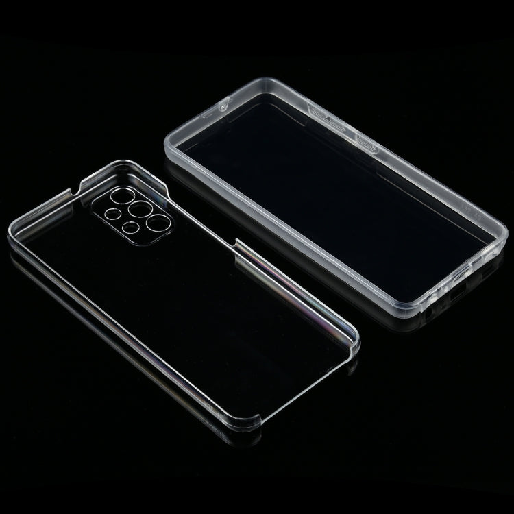 For Samsung Galaxy A32 5G PC+TPU Ultra-Thin Double-Sided All-Inclusive Transparent Mobile Phone Case