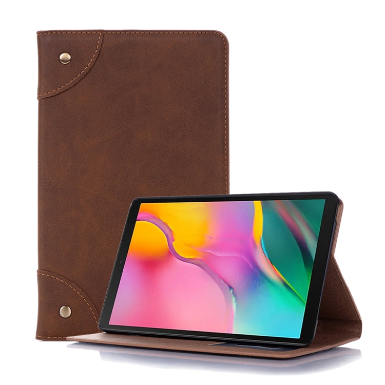 Retro Book Style Horizontal Flip Leather Case for Galaxy Tab A 8 (2019) P200 / P205,  with Holder & Card Slots & Wallet